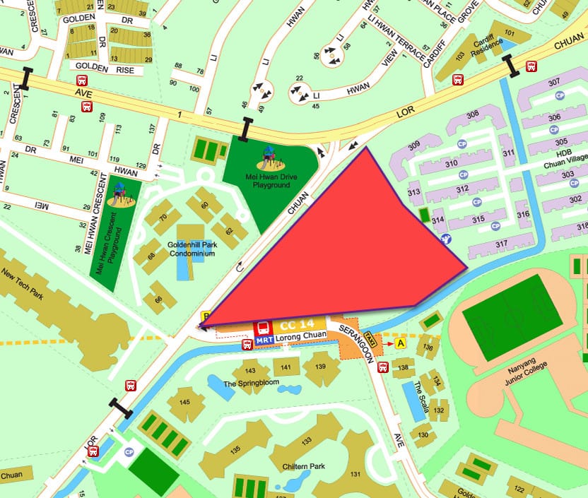 Chuan Park Location Map
